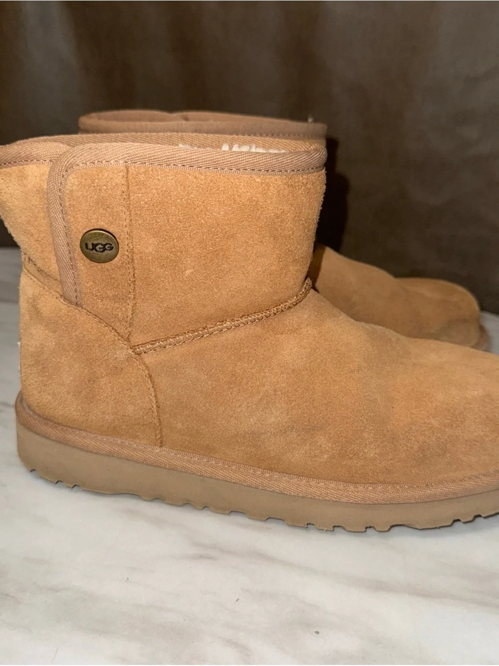 UGG khaki nubuck Jona boots size 4